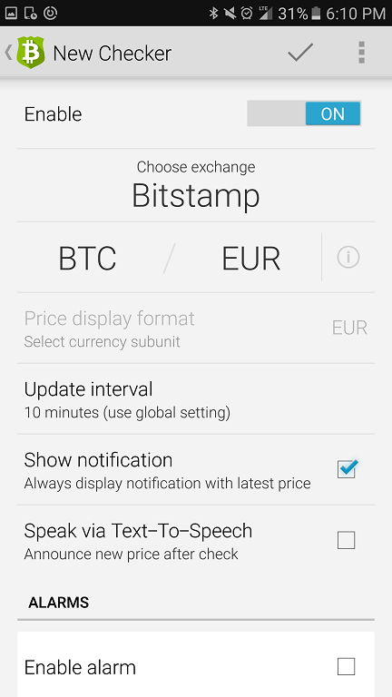 Get Bitcoin And Other Cryptocoin Price Alerts To Your Smart Phone - 